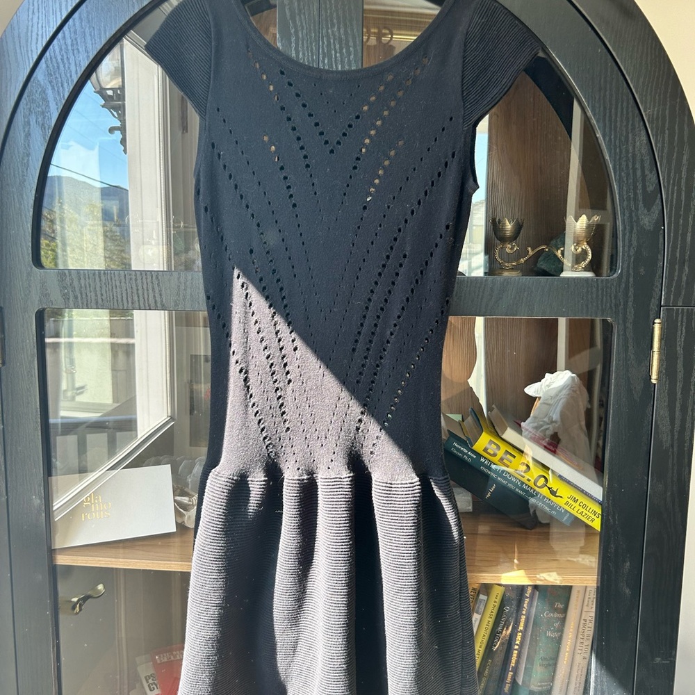 Maje Black Midi Dress
